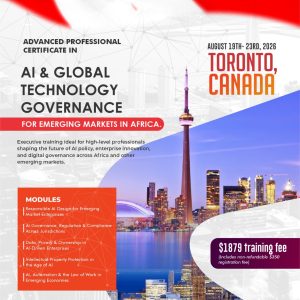 AI & Global Technology Governance. Toronto Canada. August 2026